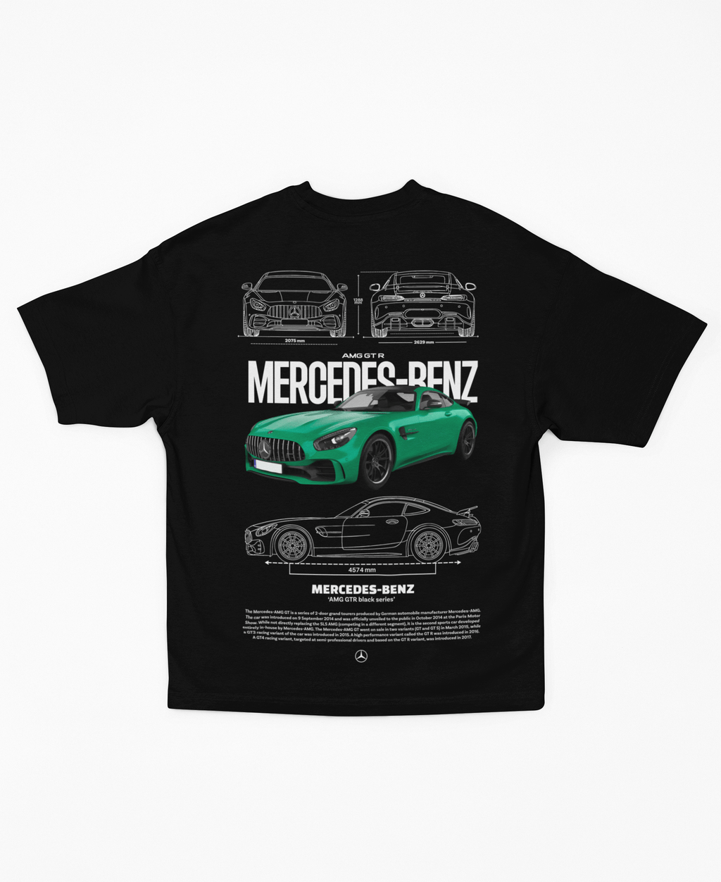 Green Mercedes Benz AMG GTR T-Shirt