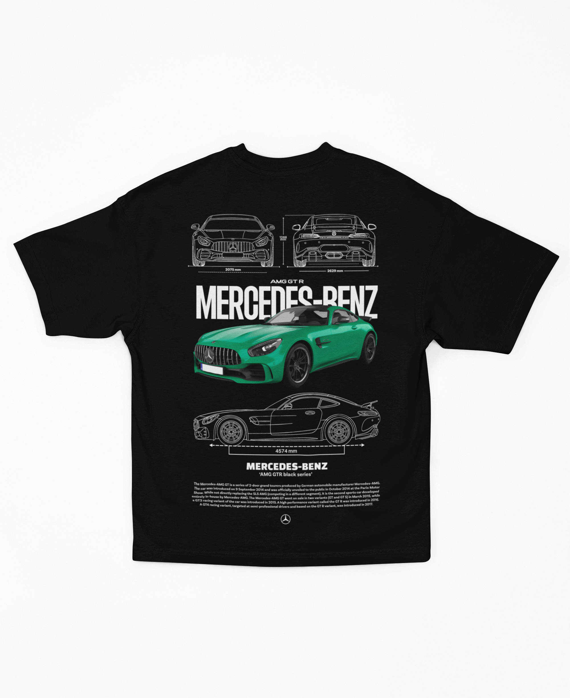 Green Mercedes Benz AMG GTR T-Shirt
