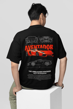 Orange Lamborgini Aventador T-Shirt