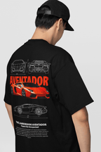 Orange Lamborgini Aventador T-Shirt