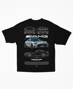 Mercedes Benz AMG GTR Black T-Shirt