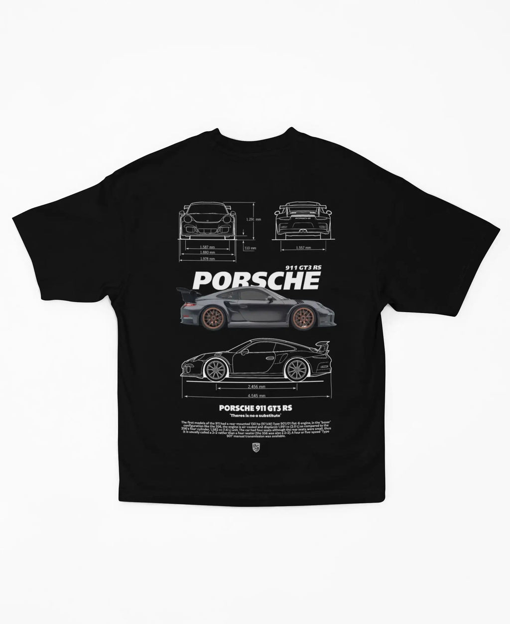 Grey Porsche 911 GT3 T-Shirt