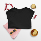 Black Plain Crop Top