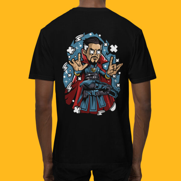 Doctor Strange - Back Printed - Superhero T-Shirt - Black - Image 3