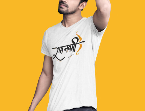 Ram Navami - White Printed - Spiritual T-Shirt - Image 7