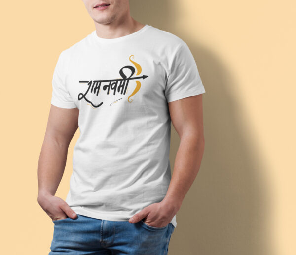 Ram Navami - White Printed - Spiritual T-Shirt - Image 6