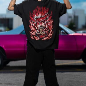 Itachi Uchiha - Back Printed - Anime T-Shirt - Black Regular