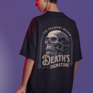 Death’s Signature - Back Printed - Black T-Shirt